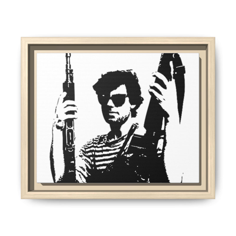 Gulf War Kenny Matte Canvas, Framed