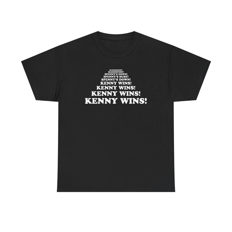 Bloodsport_Kenny Wins_Unisex Heavy Cotton Tee_Dark Colours