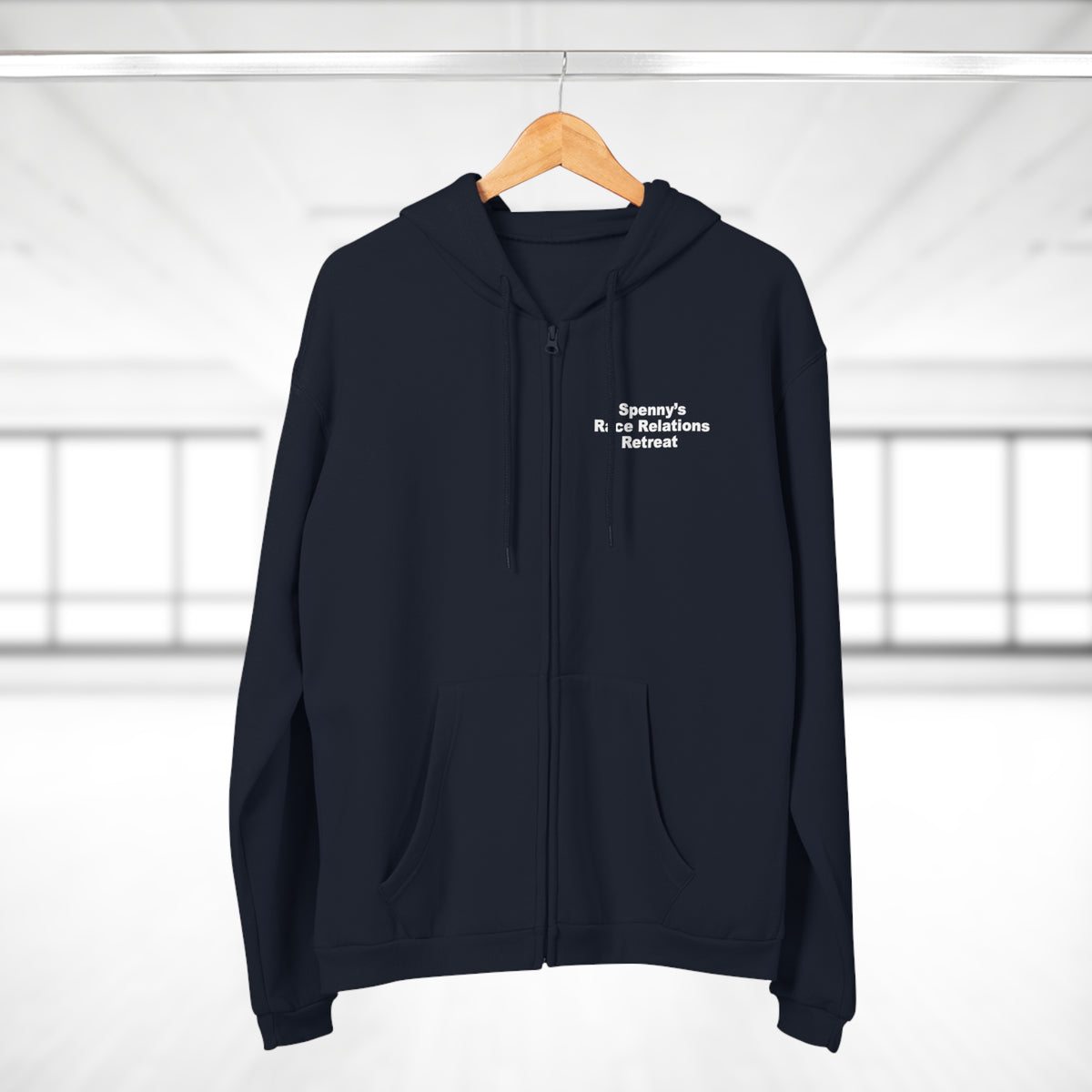 Spenny's Race Relations Retreat Hooded Zip Sweatshirt