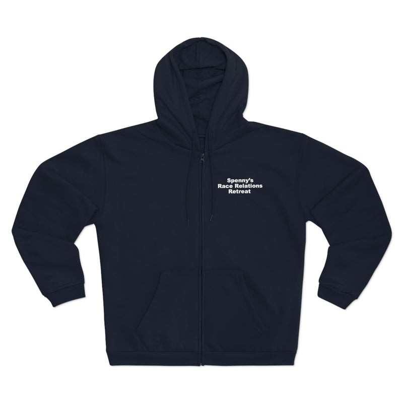 Spenny's Race Relations Retreat Hooded Zip Sweatshirt