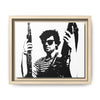 Gulf War Kenny Matte Canvas, Framed