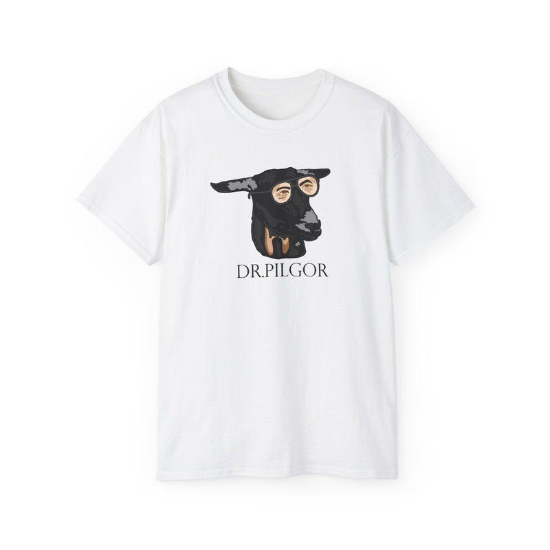 Dr. Pilgor Unisex Ultra Cotton White Tee